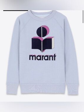 Isabel Marant Etoile Milly light blue sweatshirt